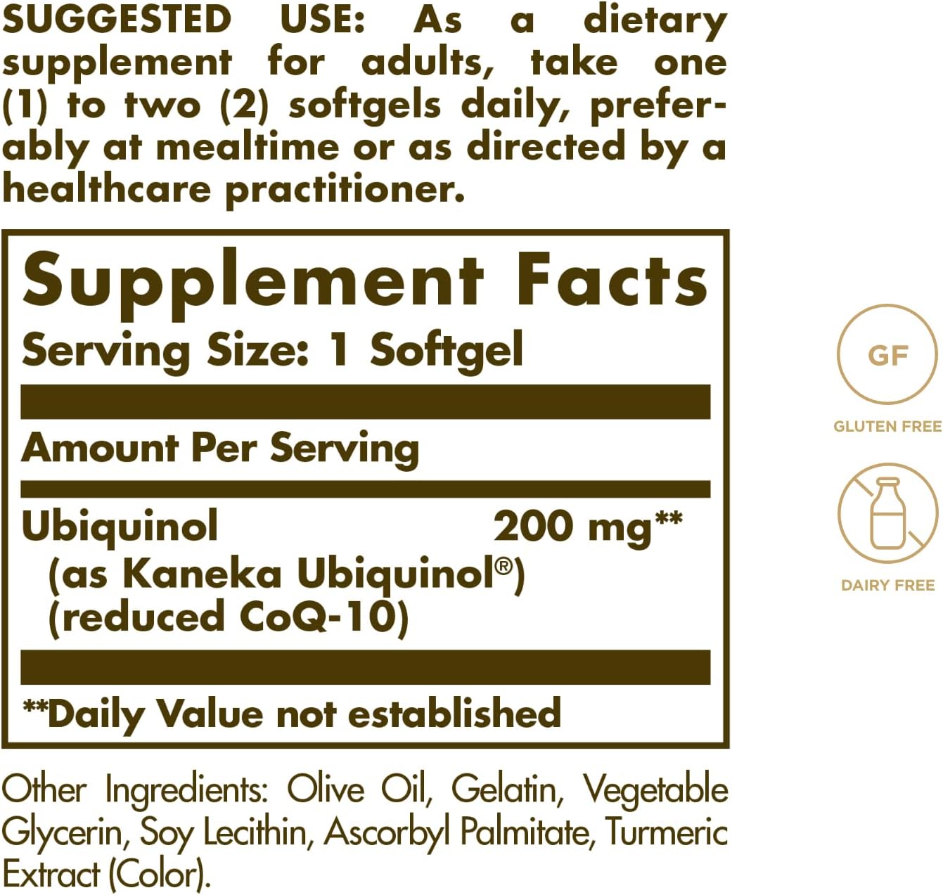 Solgar Ubiquinol 200 mg (Reduced CoQ-10), 30 Softgels