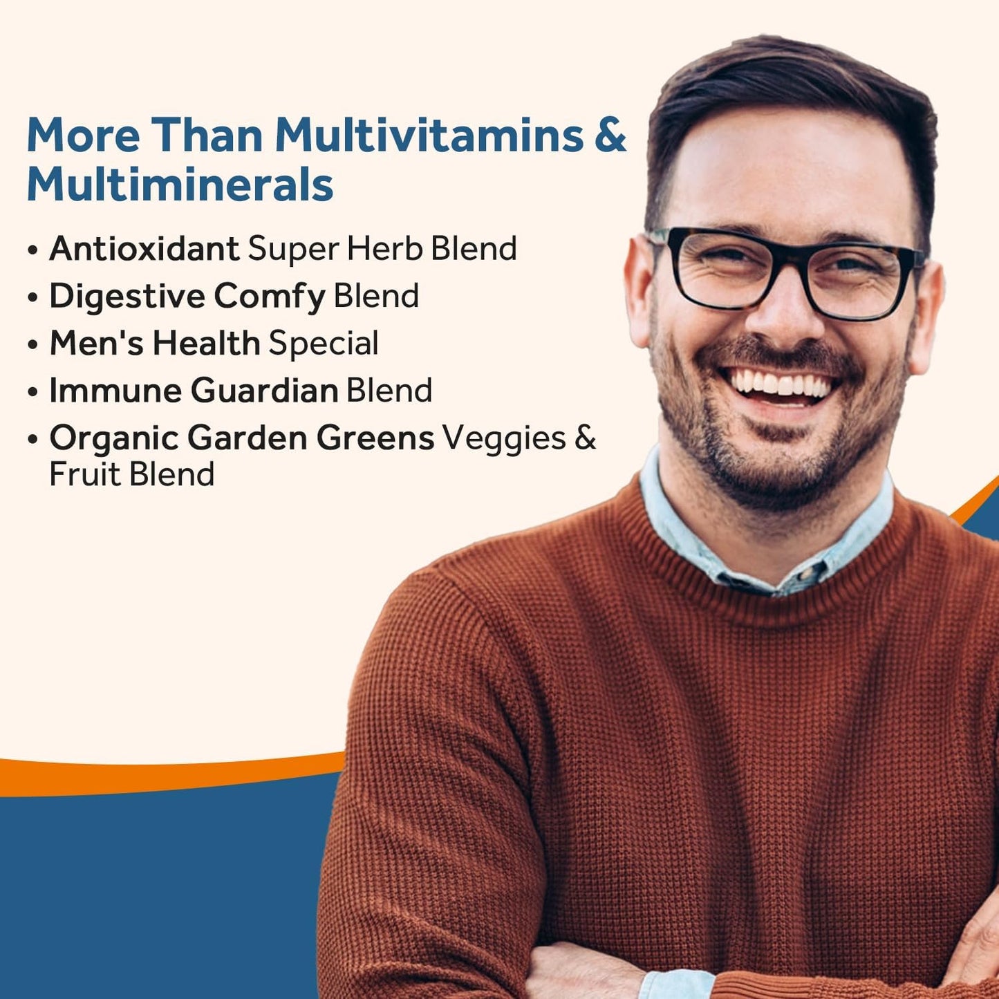 Doctor's Recipes Multivitamin for Men, Daily Men's Multivitamin Supplement - 90 Tablets