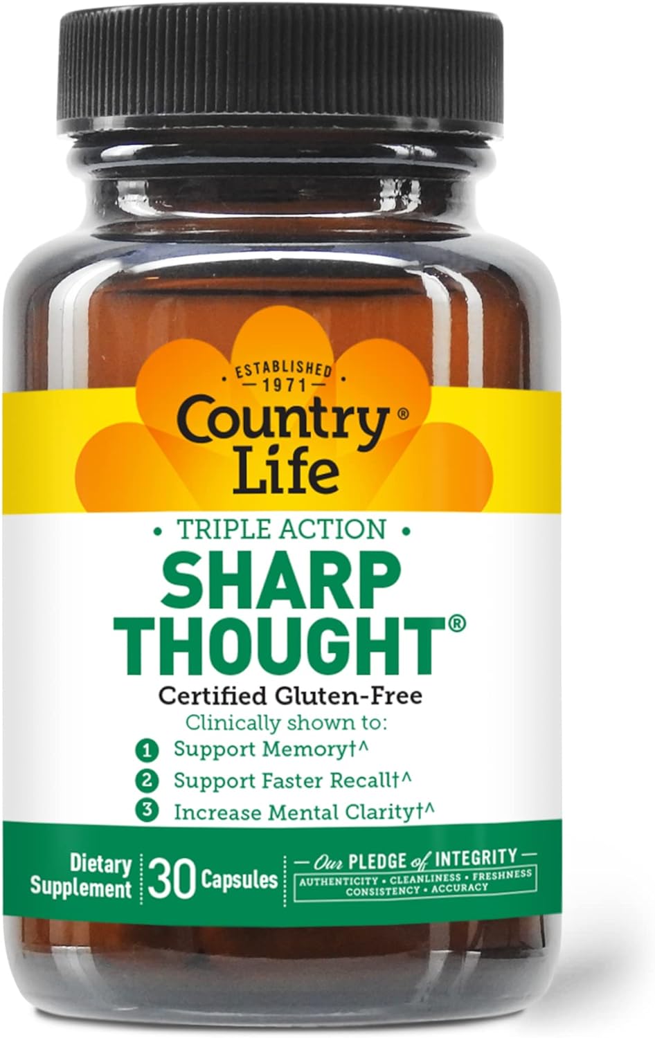 Country Life Sharp Thought 30 Capsules