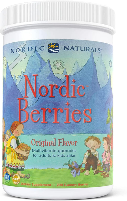 Nordic Naturals Nordic Berries, Citrus - 200 Gummy Berries