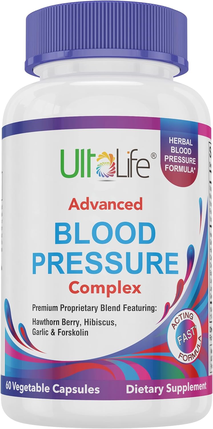 Blood Pressure Supplements - Advanced Blood Pressure Supplement -60 capsules