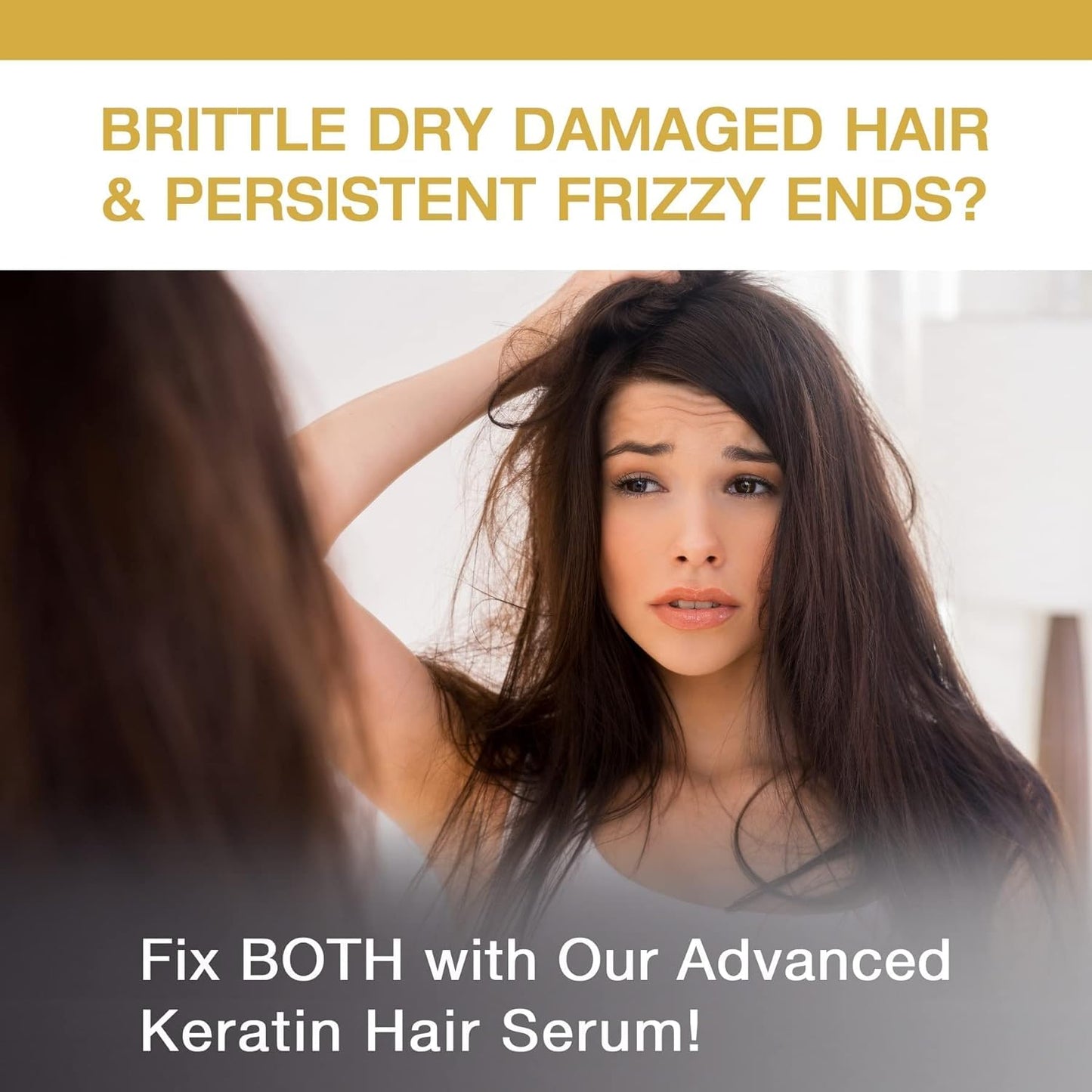 Vitamins Keratin Protein Hair Serum Biotin Anti Frizz Control Repair Treatment