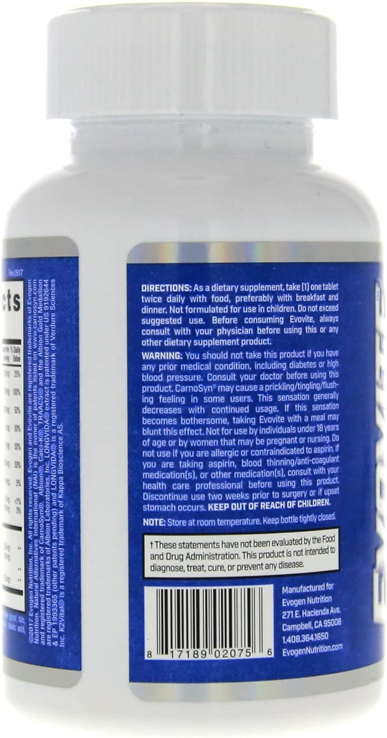 Evogen Evovite  Immune Boosting Elite Sport Multivitamin