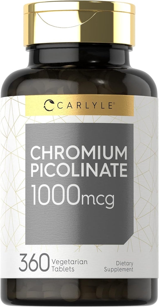 Ultra Chromium Picolinate 1000mcg 360 Tablets