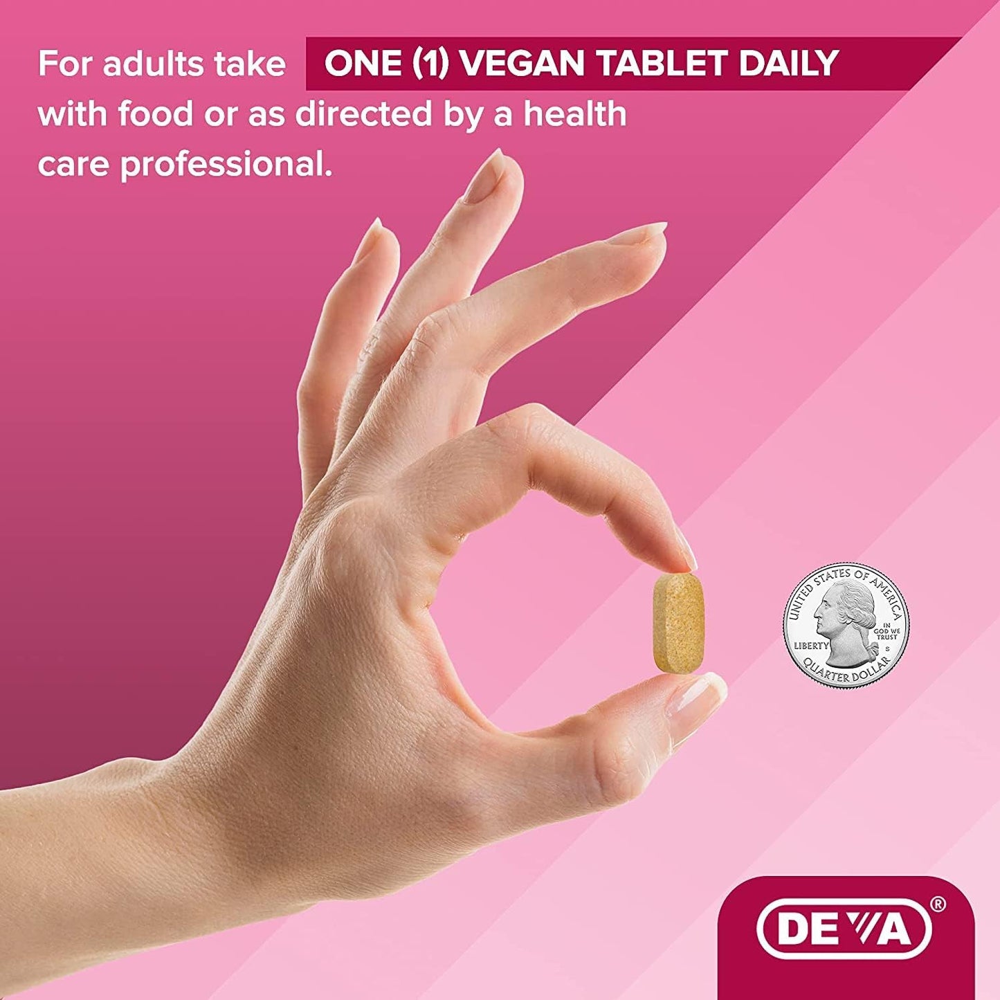 Deva Vegan Vitamins Hair, Nails & Skin Supplement 90 Tablets