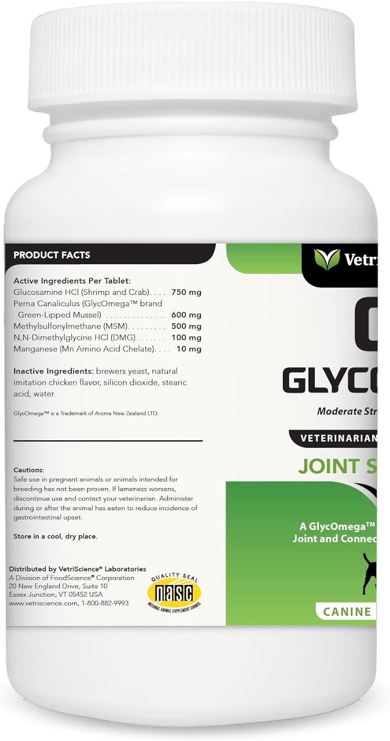 VETRISCIENCE Glyco Flex® 2 Hip and Joint Supplement for Dogs, Chewable Tablets (2 pack)