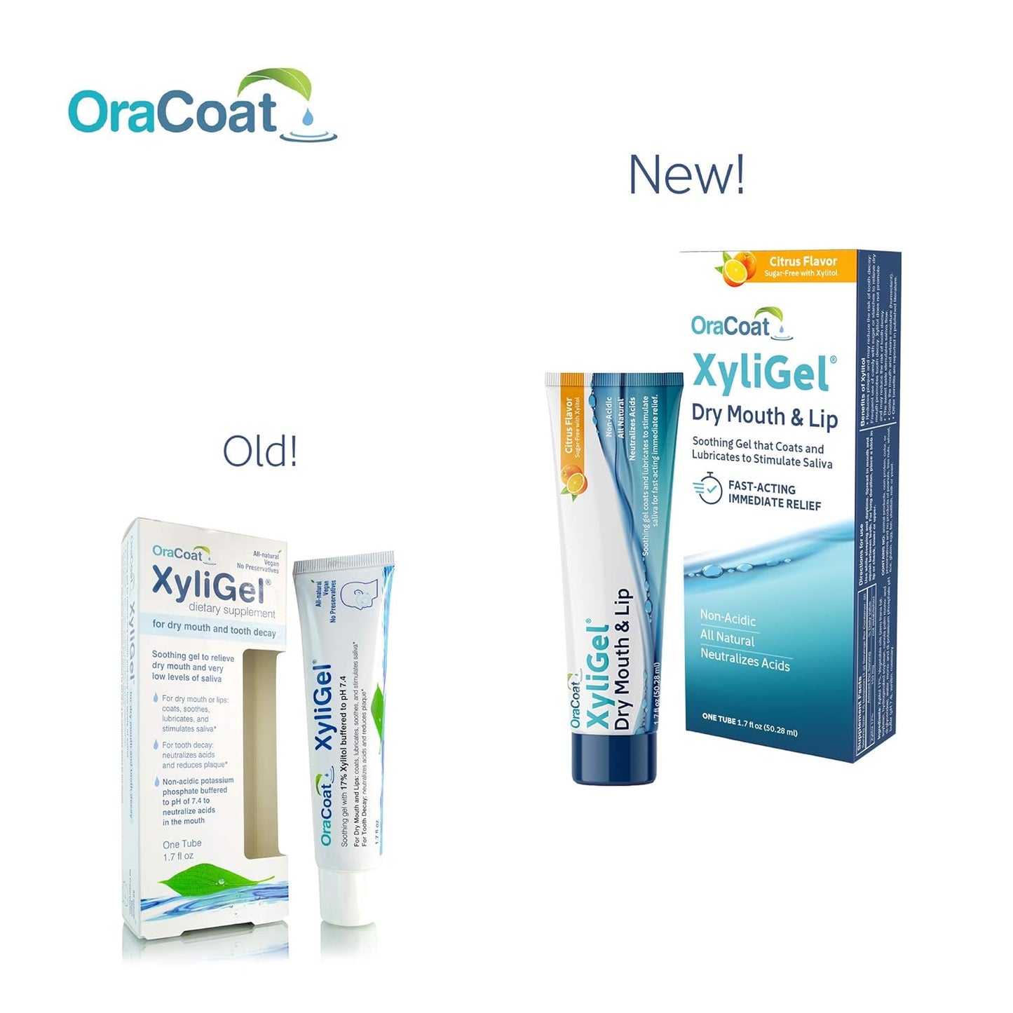 OraCoat XyliGel 1 Pack Soothing Dry Mouth Moisturizing Relief Gel