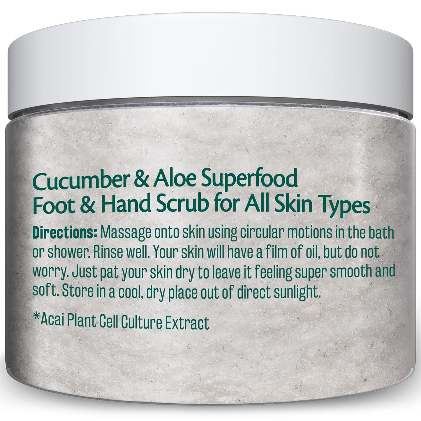 Superfood Body Scrub Skin Exfoliator with Collagen and Stem Cell