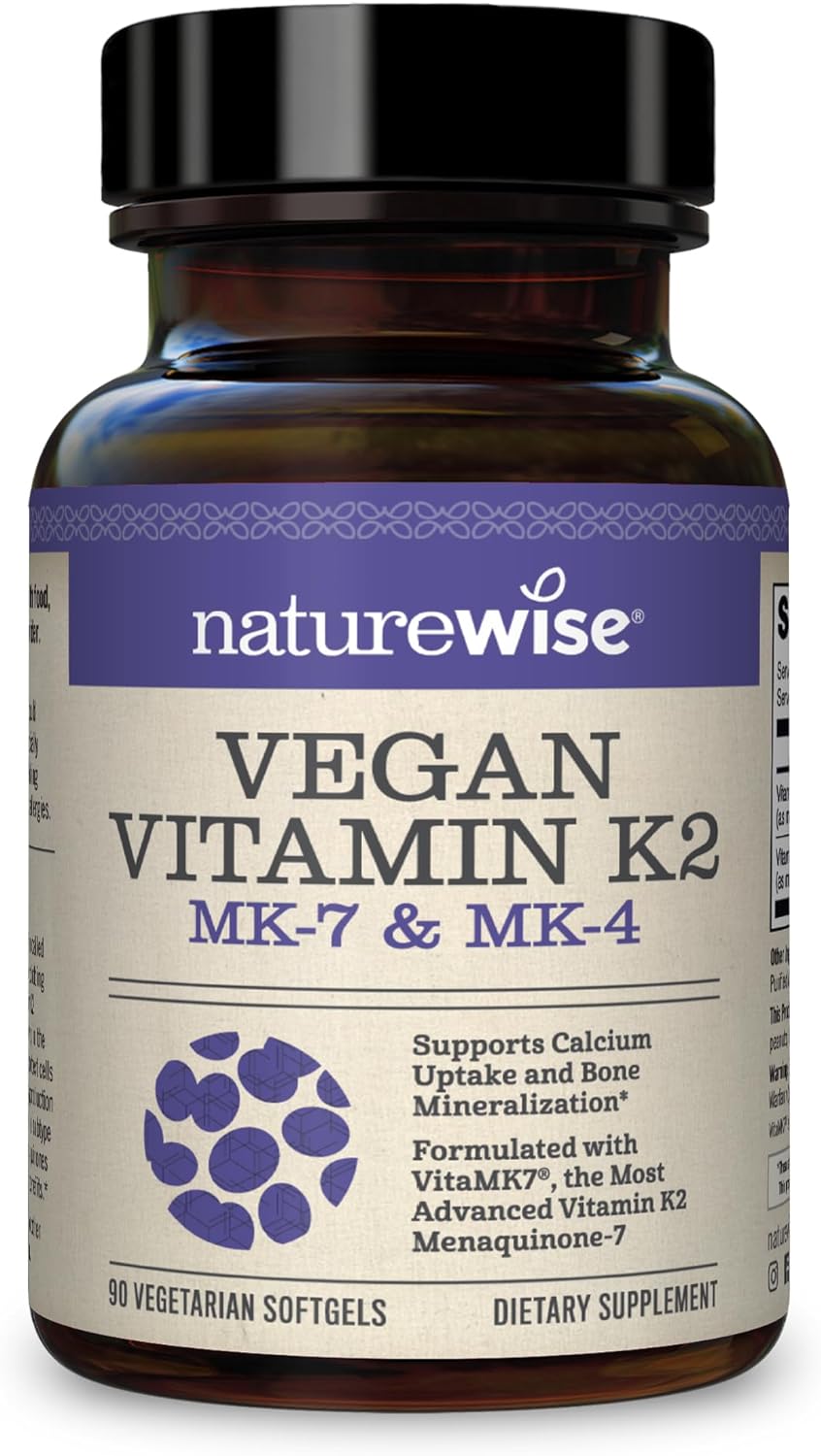 NatureWise Vitamin K2 with MK4 Softgel 90 Count