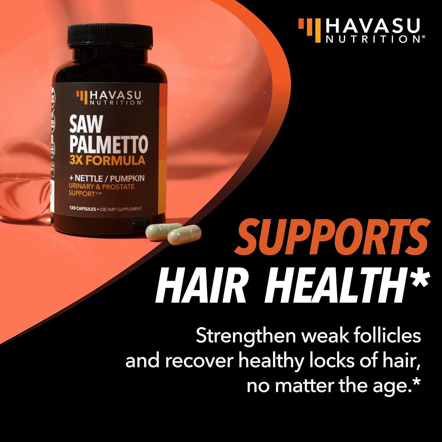 Saw Palmetto Prostate Supplement for Men 120 count