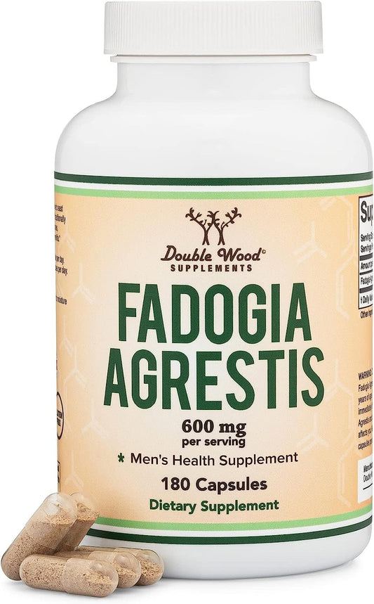 Fadogia Agrestis 600mg Per Serving (180 Capsules)