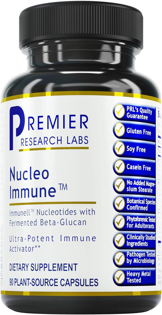 Premier Research Labs Nucleo Immune - Beta Glucan Supplements - 90  Capsules