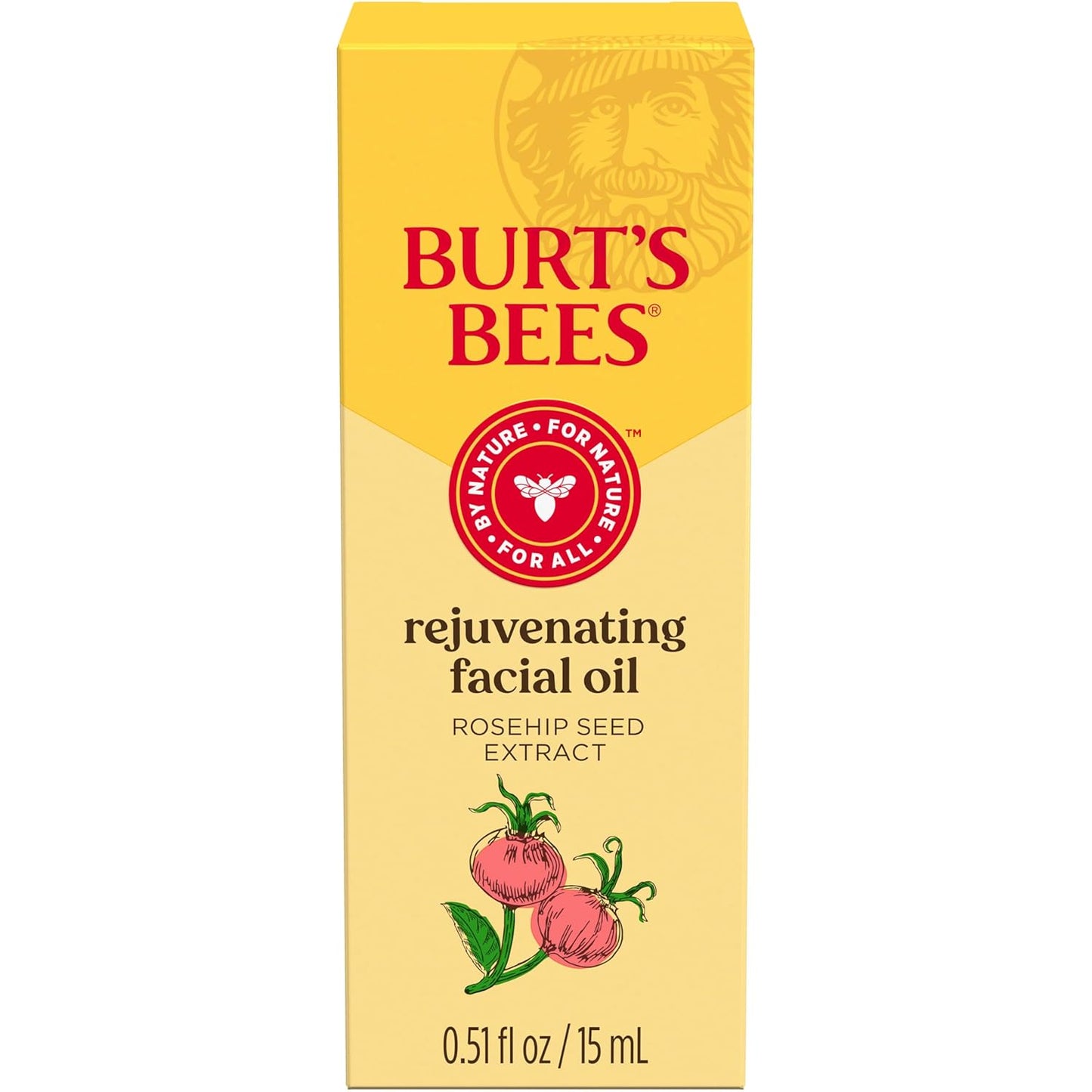 Burt's Bees Gua Sha Face Oil With Rosehip Seed Extract,0.51 fl. oz.