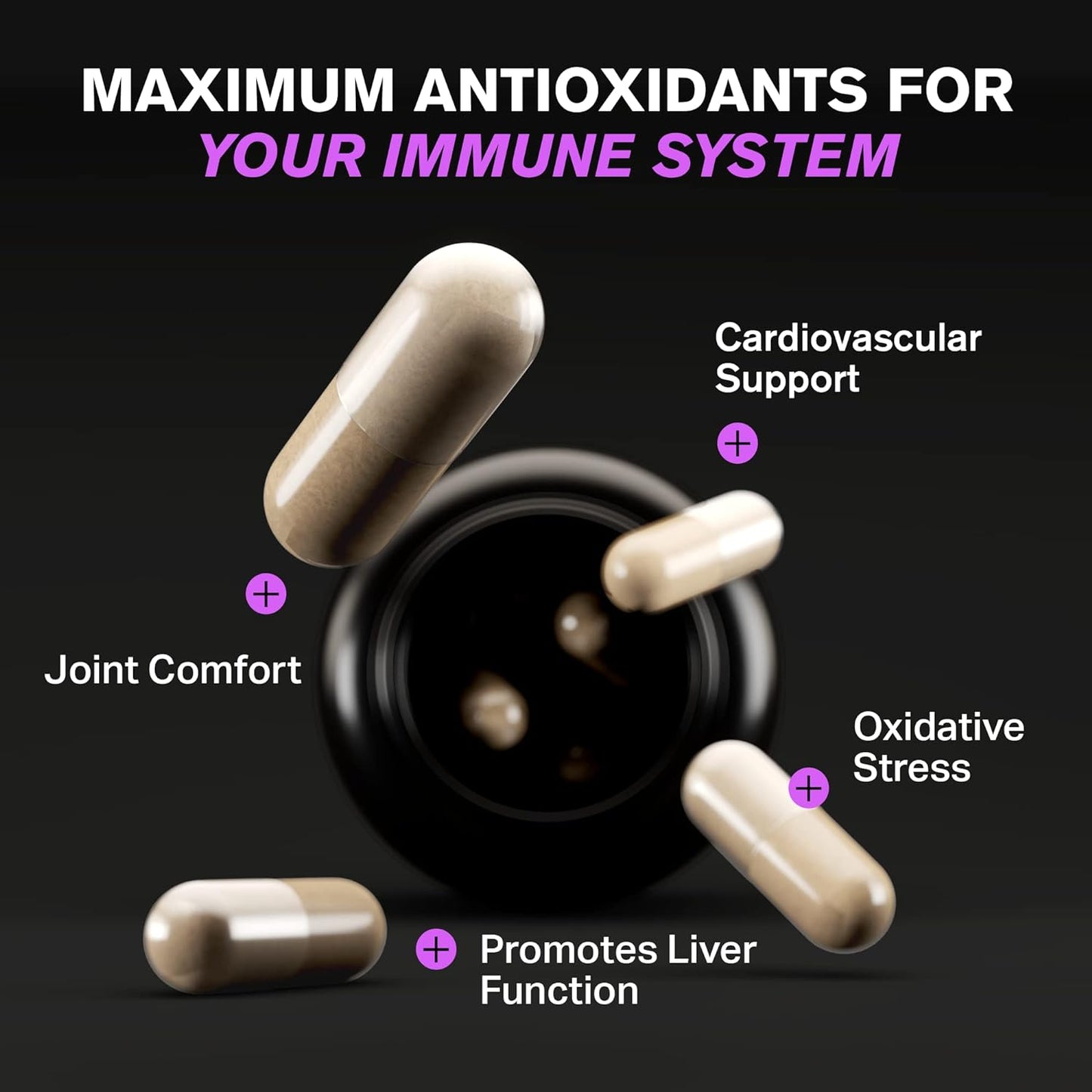 1000mg Glutathione for Immune Support -120 capsules