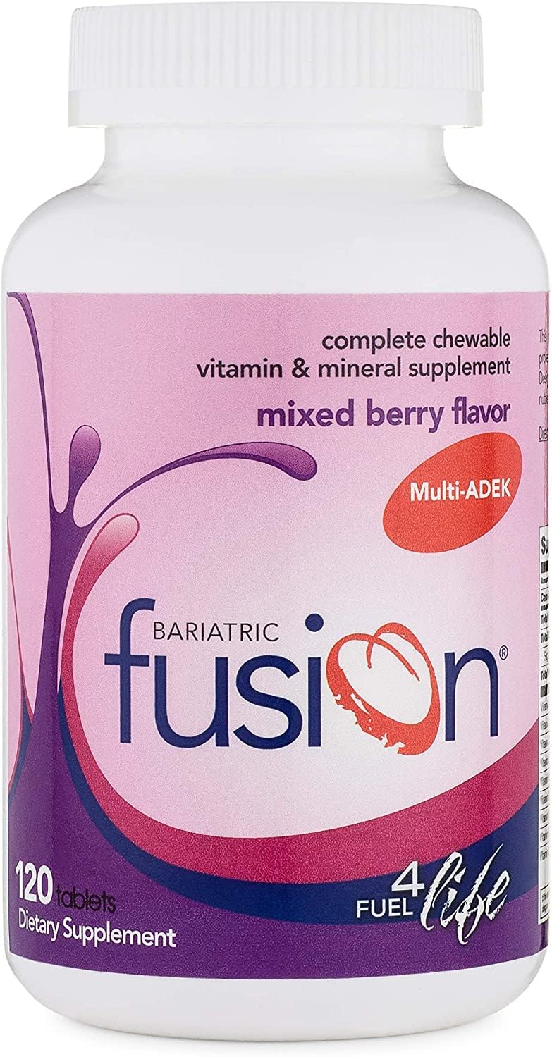 Bariatric Fusion Chewable Multivitamin with High ADEK Vitamins- 120 tablets