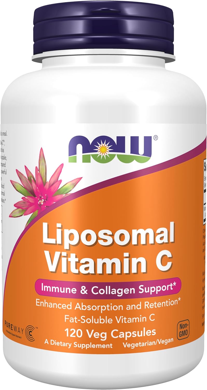 NOW Vitamin C - 120 Veg Capsules