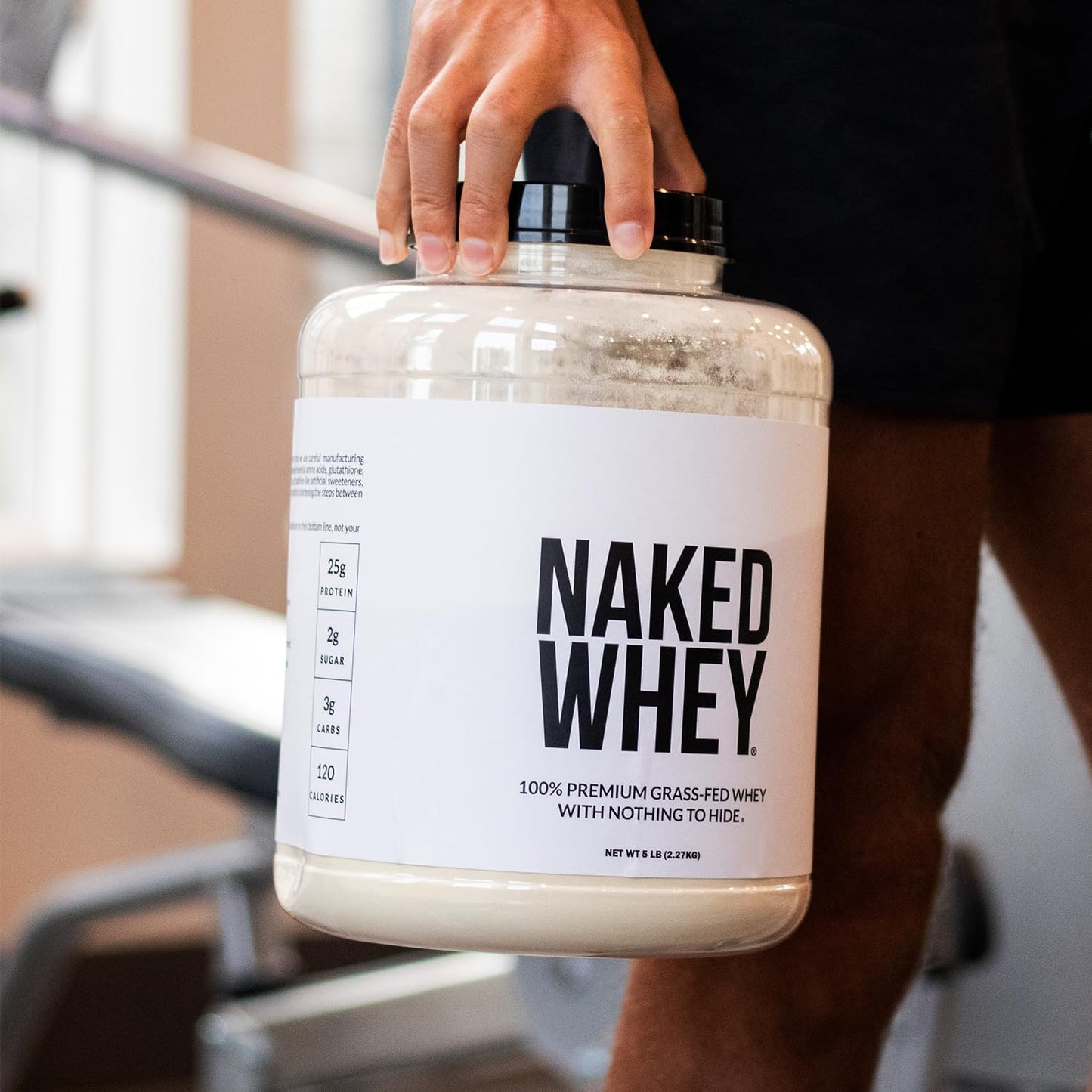 NAKED Whey 2LB 100% Grass Fed Whey Protein Powder