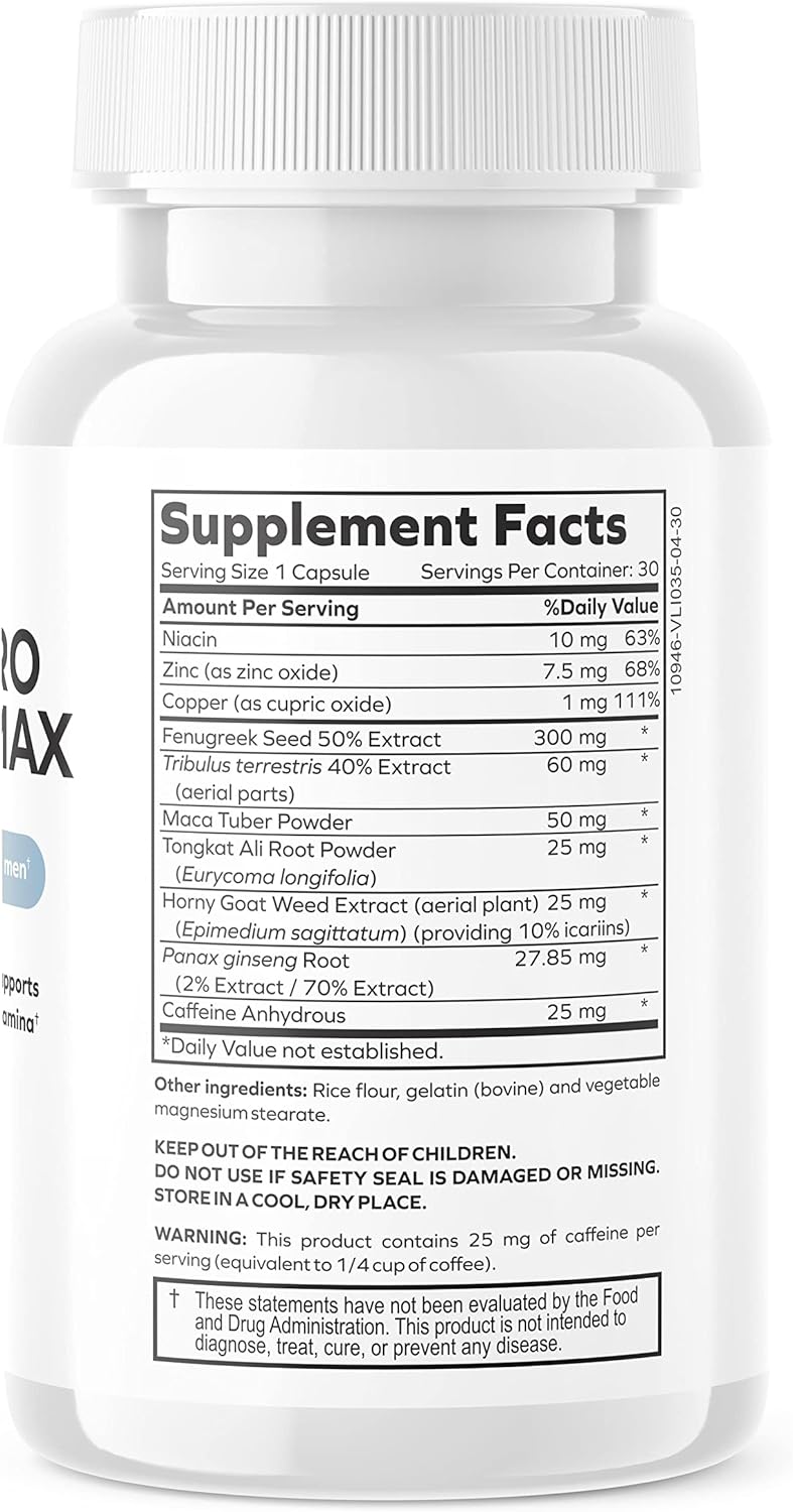 envitamin Testpro Ultra Max Supplement for Men, 30 capsules