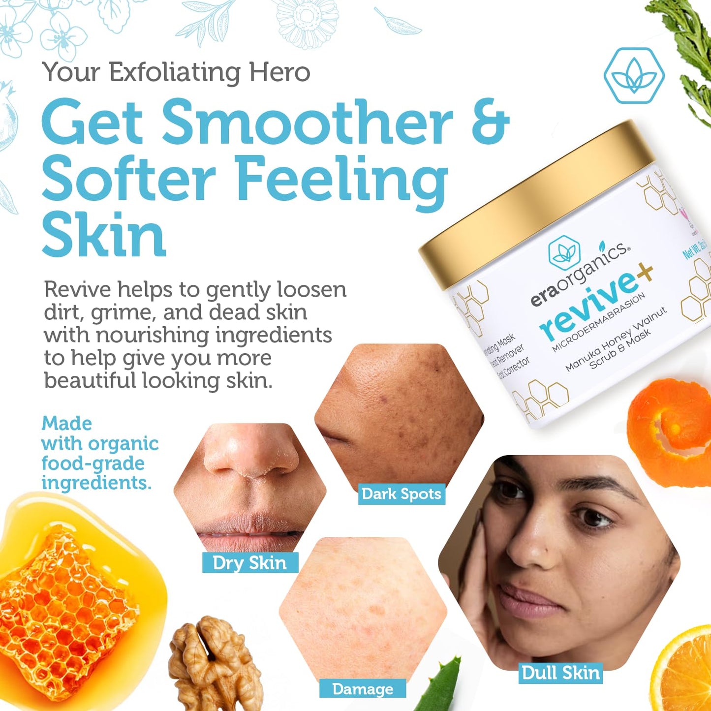 Era Organics Microdermabrasion Facial Scrub & Face