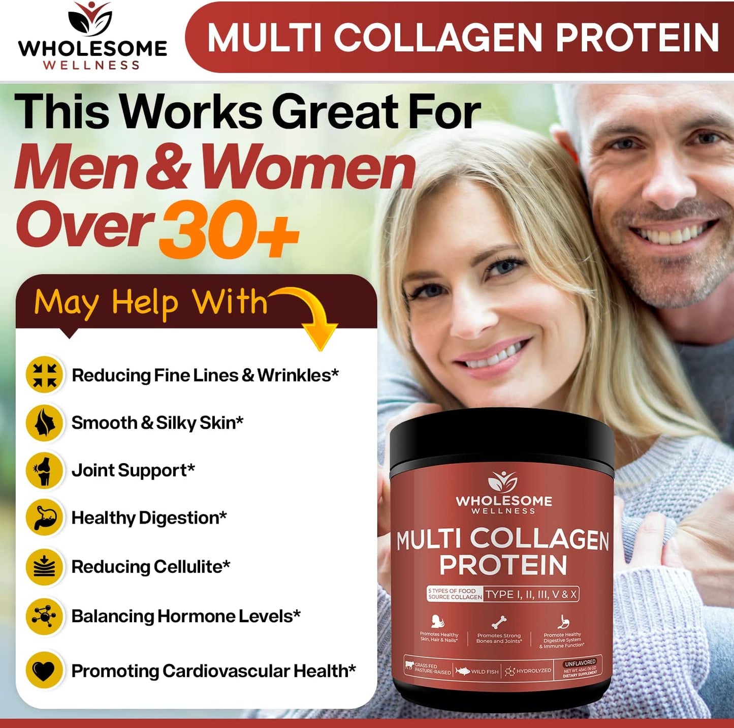 Multi Collagen Protein Powder Hydrolyzed