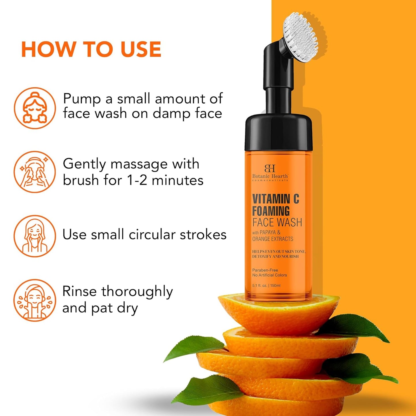 Botanic Hearth Vitamin C Foaming Face Wash