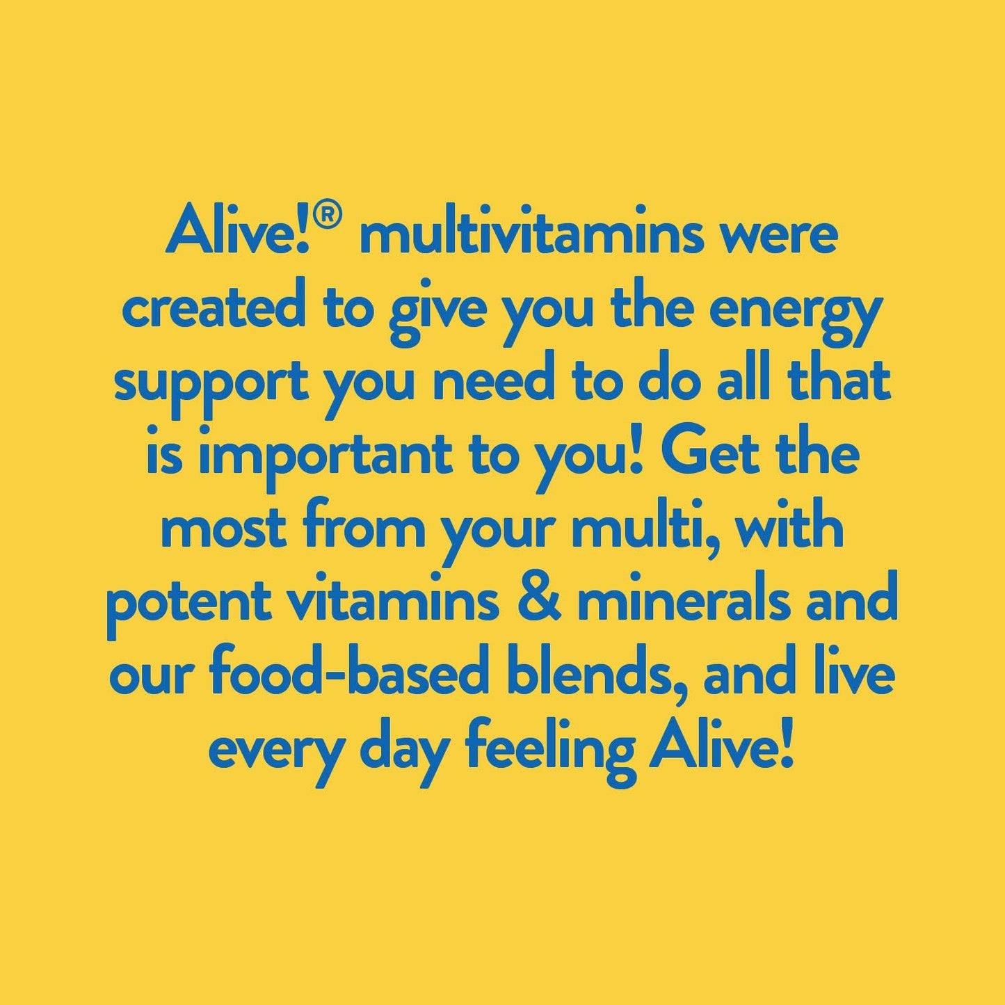 Nature’s Way Alive! Men’s 50+ Complete Multivitamin, High Potency B-Vitamins, 50 Tablets