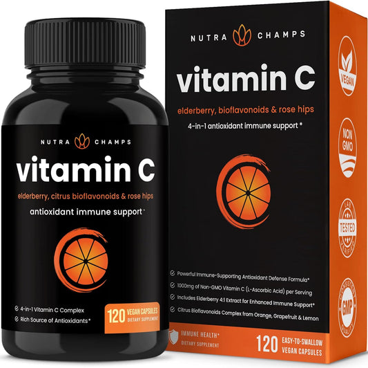 Vitamin C 1000mg with Rose Hips | 120 count