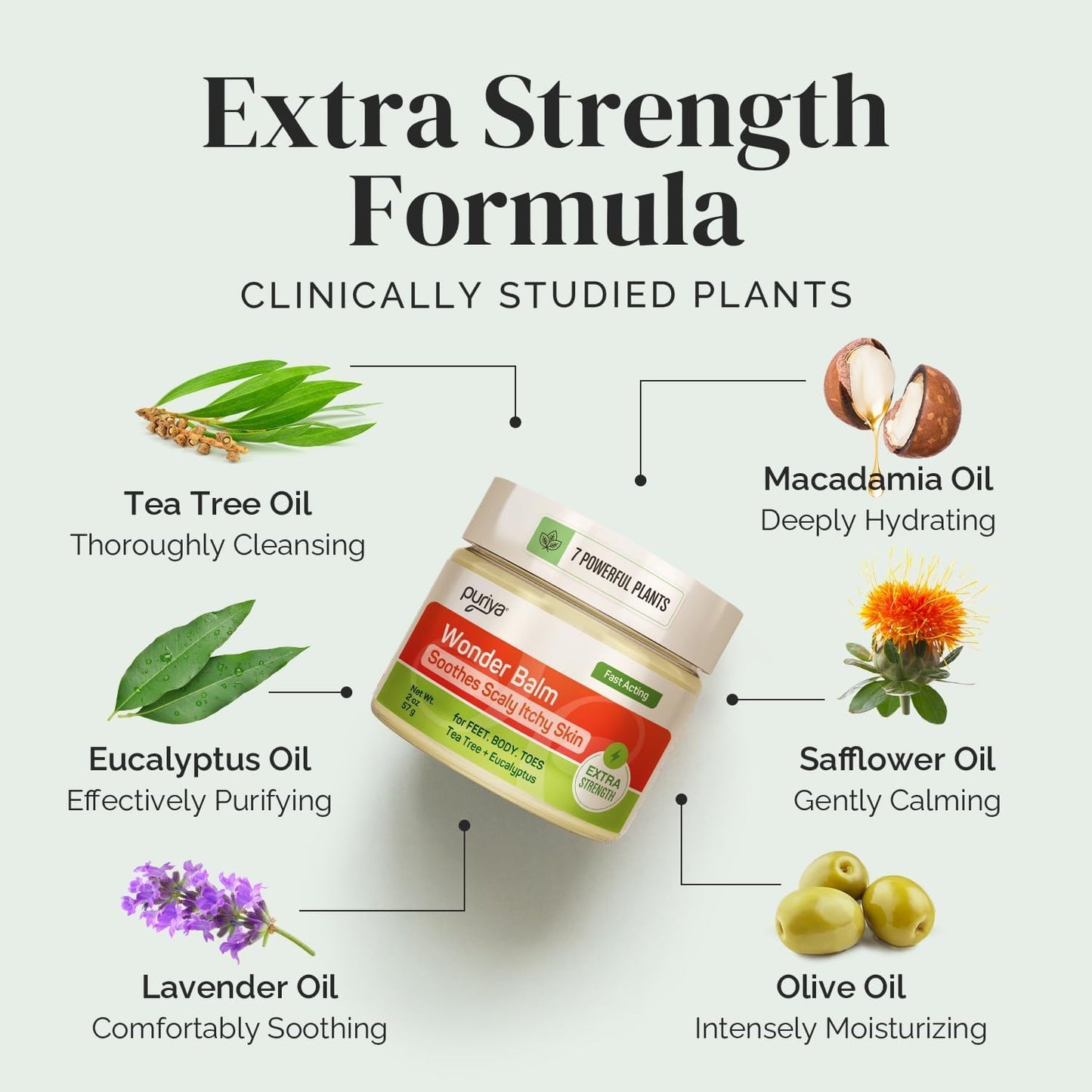 Tea Tree Oil Balm , Extra Strength, Pair Well with Jock Itch Cream