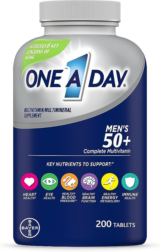 One A Day Men’s 50+ Healthy Advantage Multivitamin,  200 Count