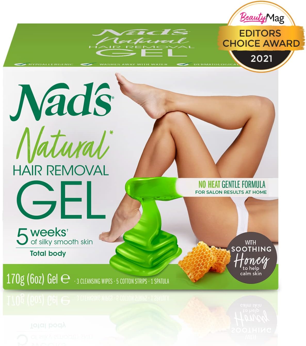 Nad's Original Natural Hair Removal Gel Wax Kit