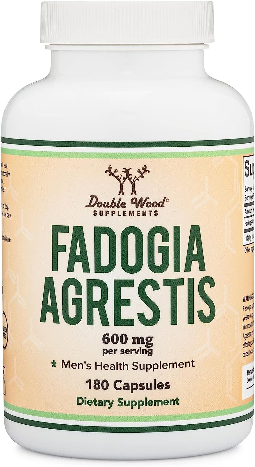 Fadogia Agrestis 600mg Per Serving (180 Capsules)