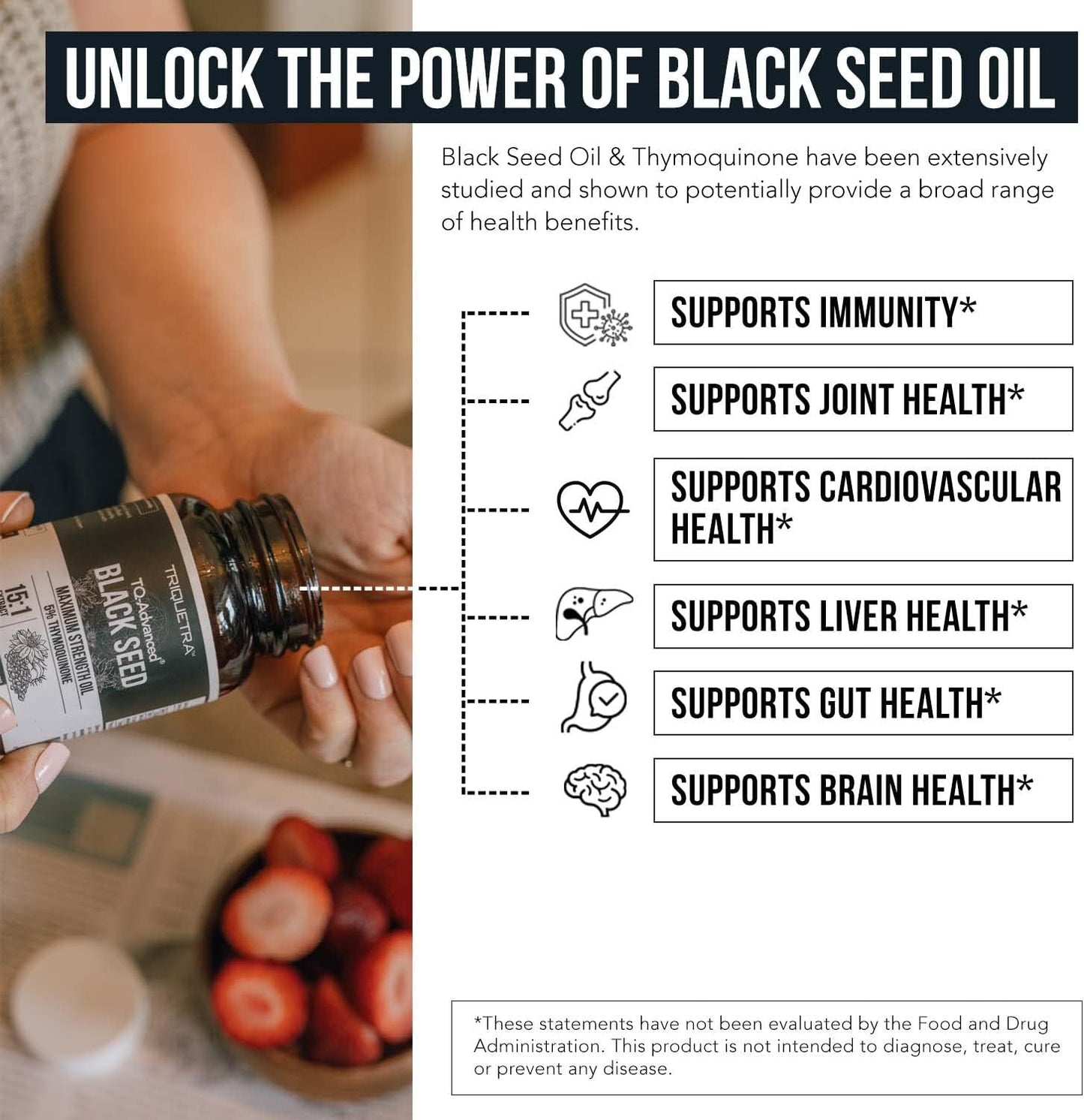 Black Seed Oil TQ-Advanced® Maximum Strength 60 Capsules