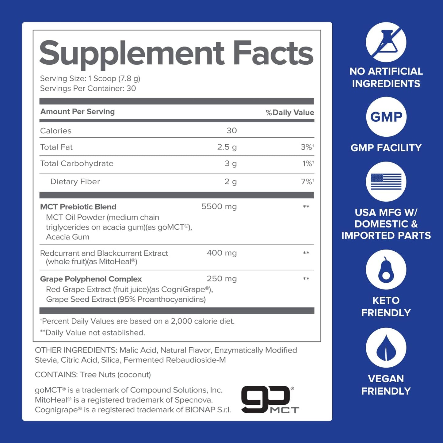 Gundry MD MCT Wellness Powder to Support Energy, Ketone Production