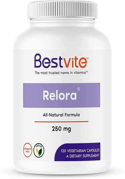 BESTVITE Relora 250mg (120 Vegetarian Capsules)