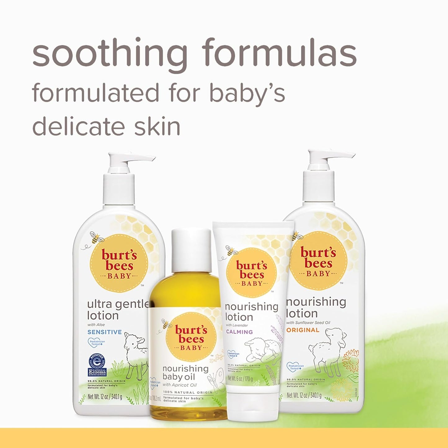 Burt's Bees Baby Nourishing Lotion with Sunflower Seed Oil,