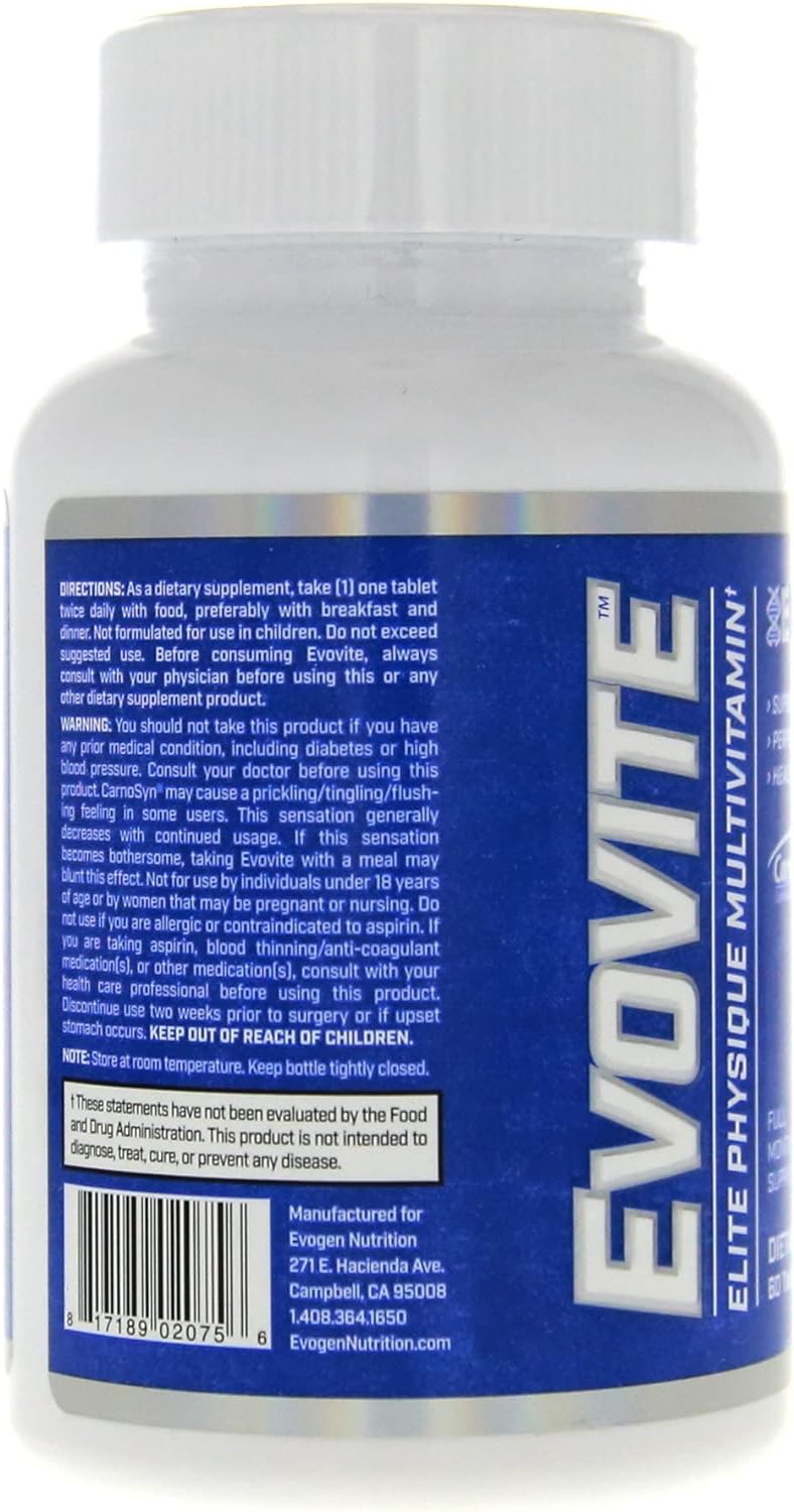 Evogen Evovite  Immune Boosting Elite Sport Multivitamin