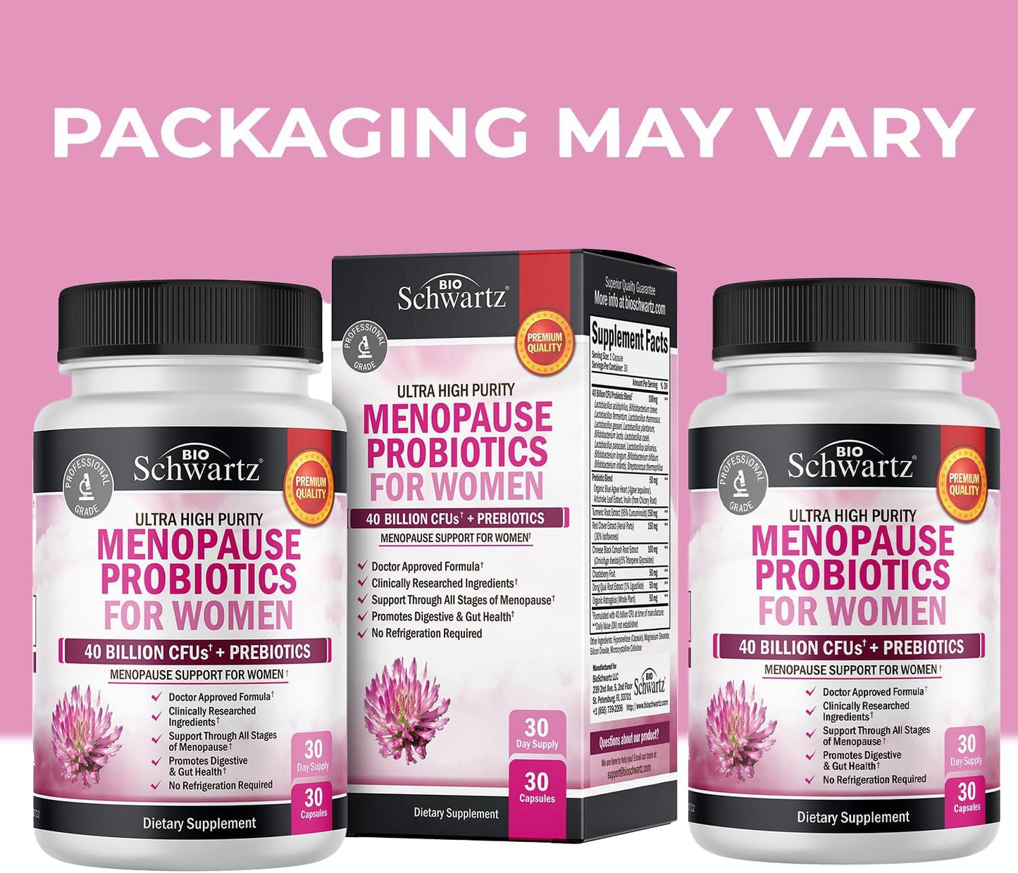 Menopause Support Probiotics for Women 30 servings