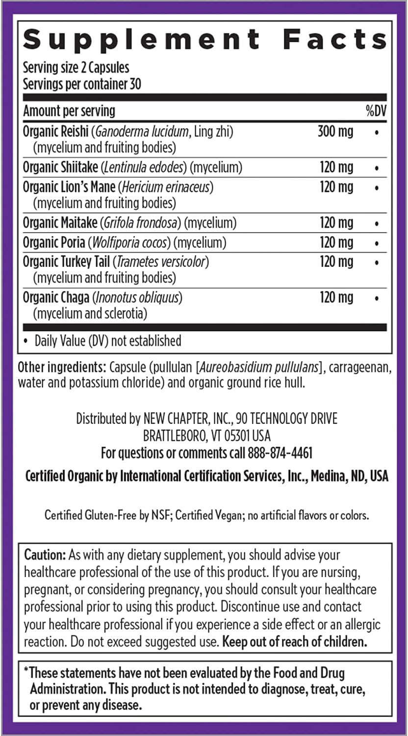 New Chapter Immune Support LifeShield Immune 60 count