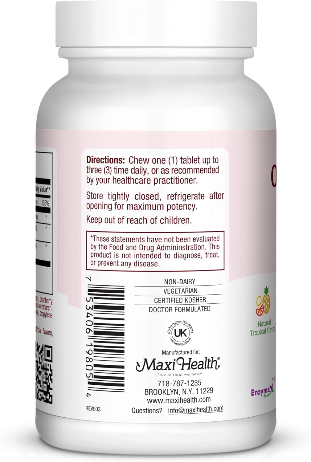 Maxi Health Yummie Oraldophilus - 50 Chewies