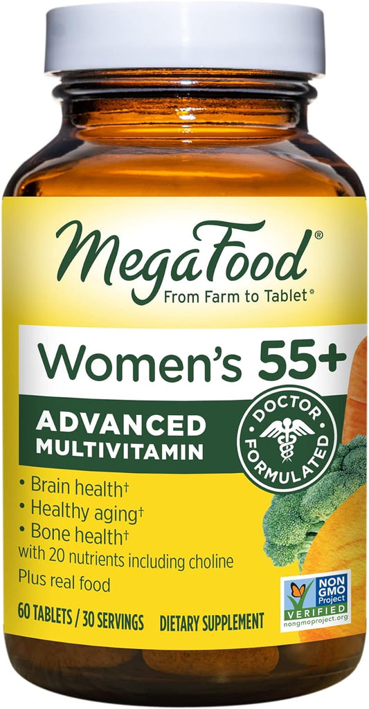 MegaFood Women's 55+ Advanced Multivitamin for Women - 60 Tabs