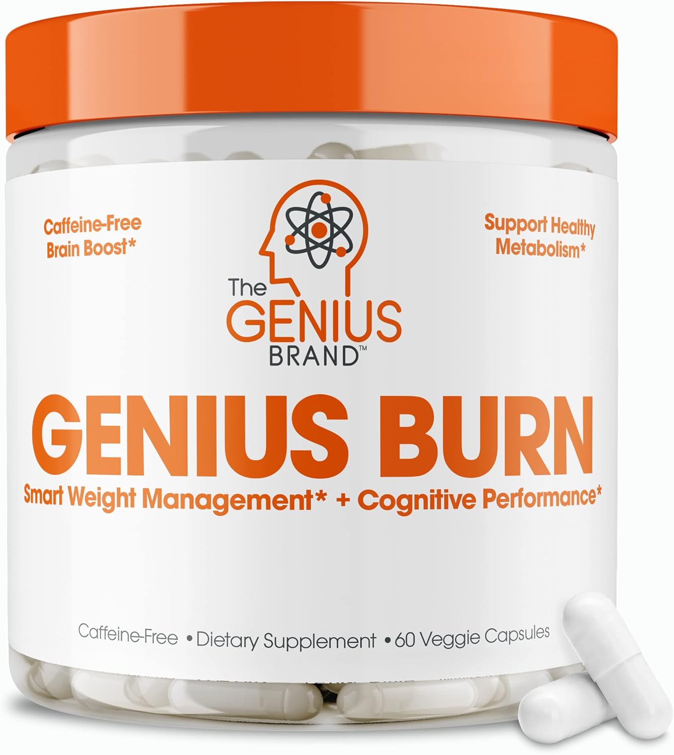 Genius Thermogenic Fat Burner, 60 Diet Veggie Pills