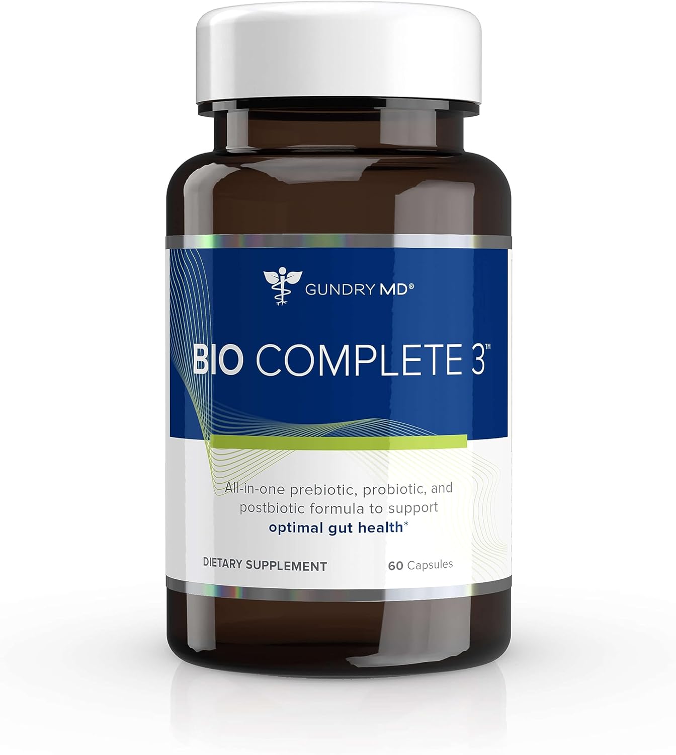 Gundry MD® Bio Complete 3 - Prebiotic, Probiotic Postbiotic to Support Optimal Gut Health 60 Capsule