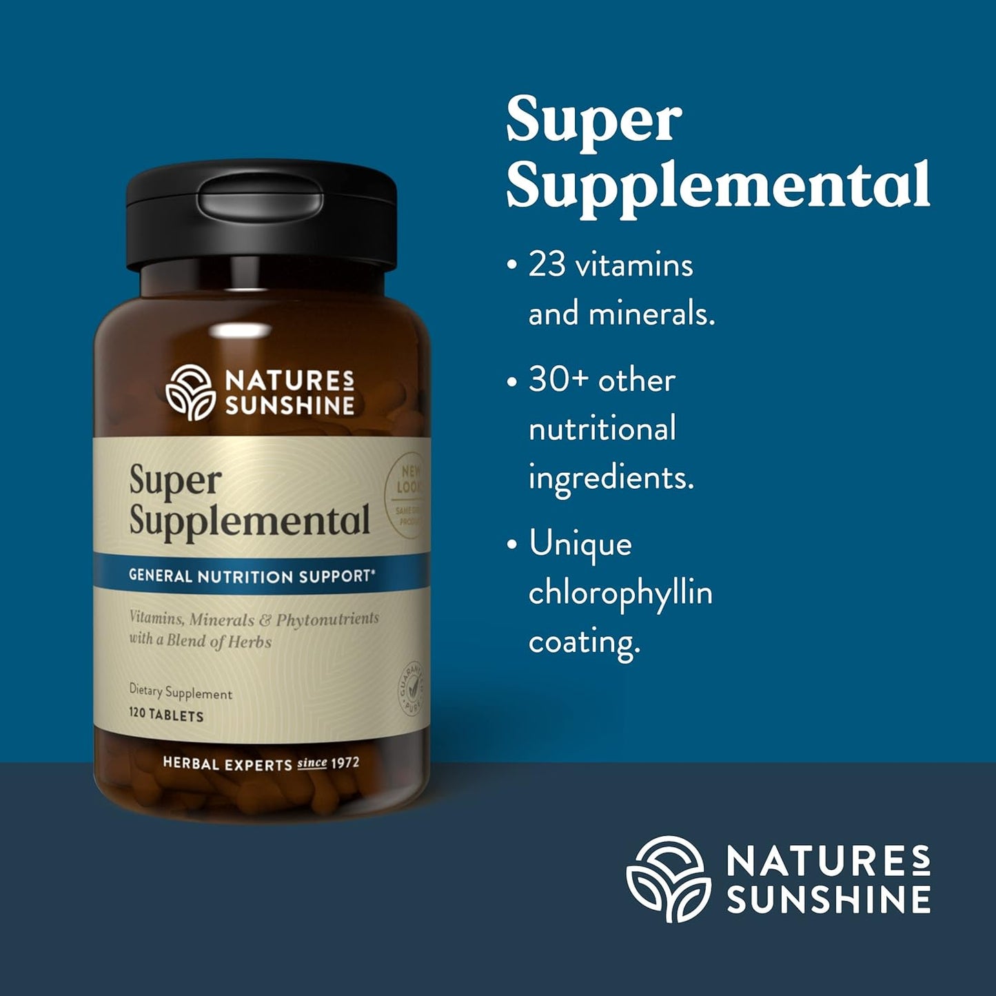 Nature's Sunshine Super Supplemental, 120 Tablets