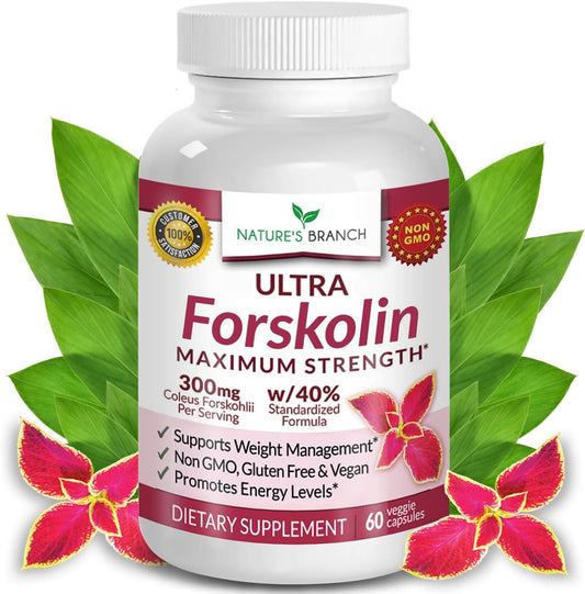 Ultra Pure Forskolin  Max Strength w/ 40% Standardized 60 Diet Pills