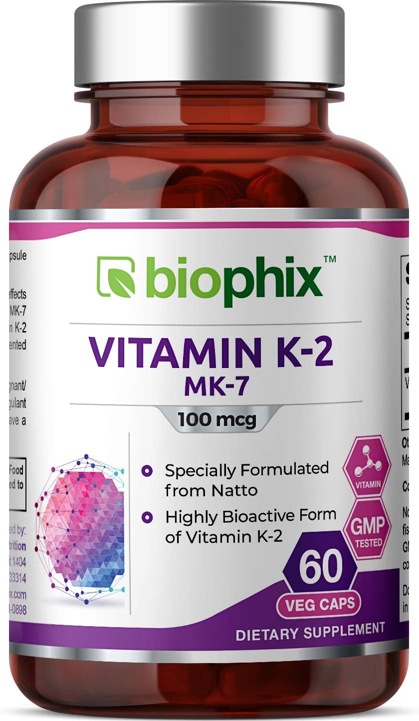 biophix Vitamin K2 MK-7-100 mcg 60 capsules