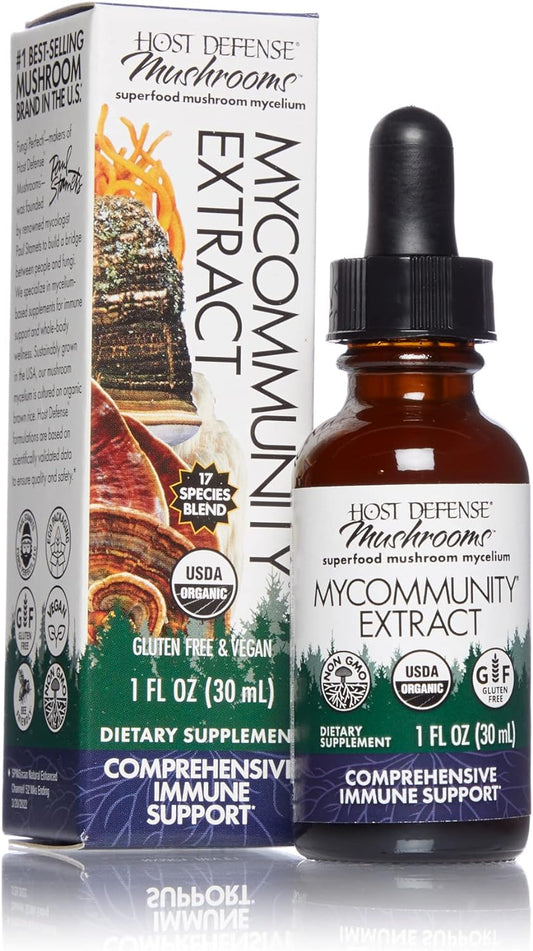 Host Defense musshrooms, MyCommunity Extract, 1 fl oz