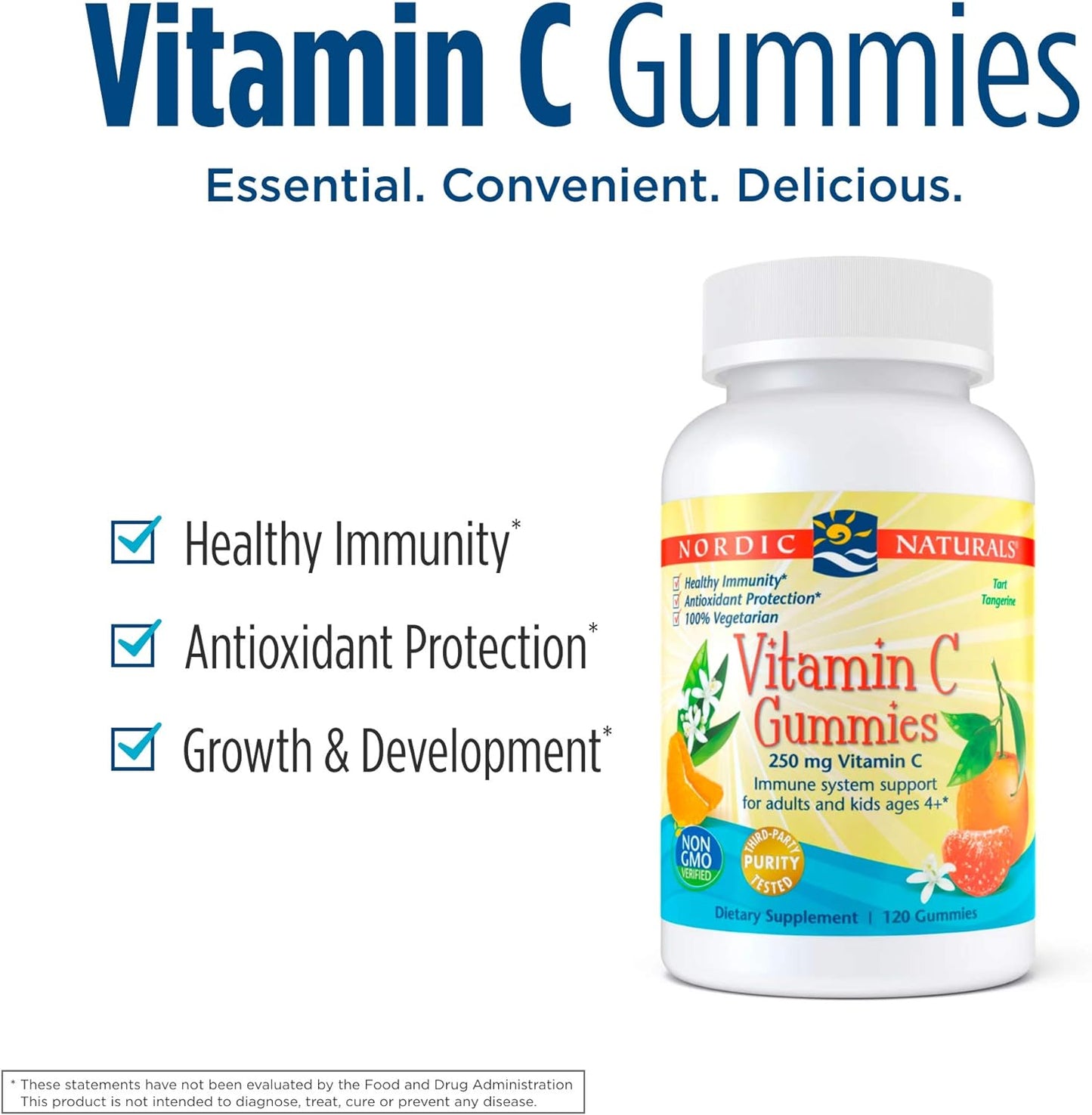 Nordic Naturals Vitamin C  120 Gummies