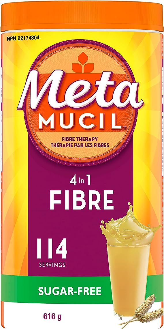 Metamucil Smooth Texture Fibre, Unflavoured - Sugar Free, 660g,Powder,14256 units