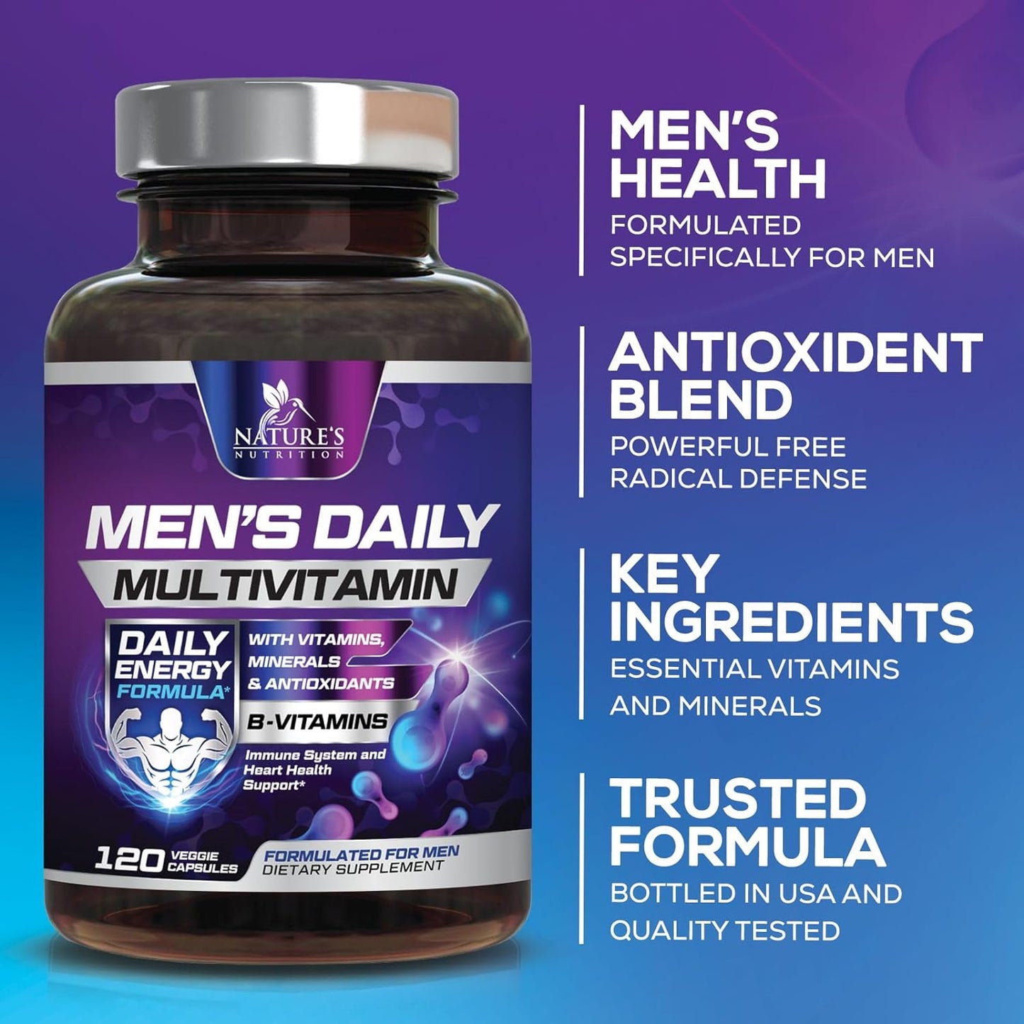 Nature's Daily Multivitamin for Men - 120 Count