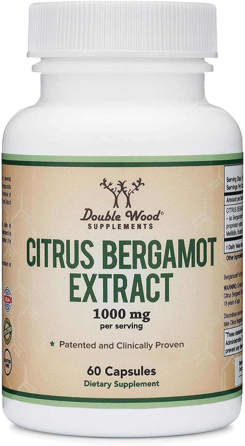 Citrus Bergamot Supplement Clinically Proven Extract 60 Capsules